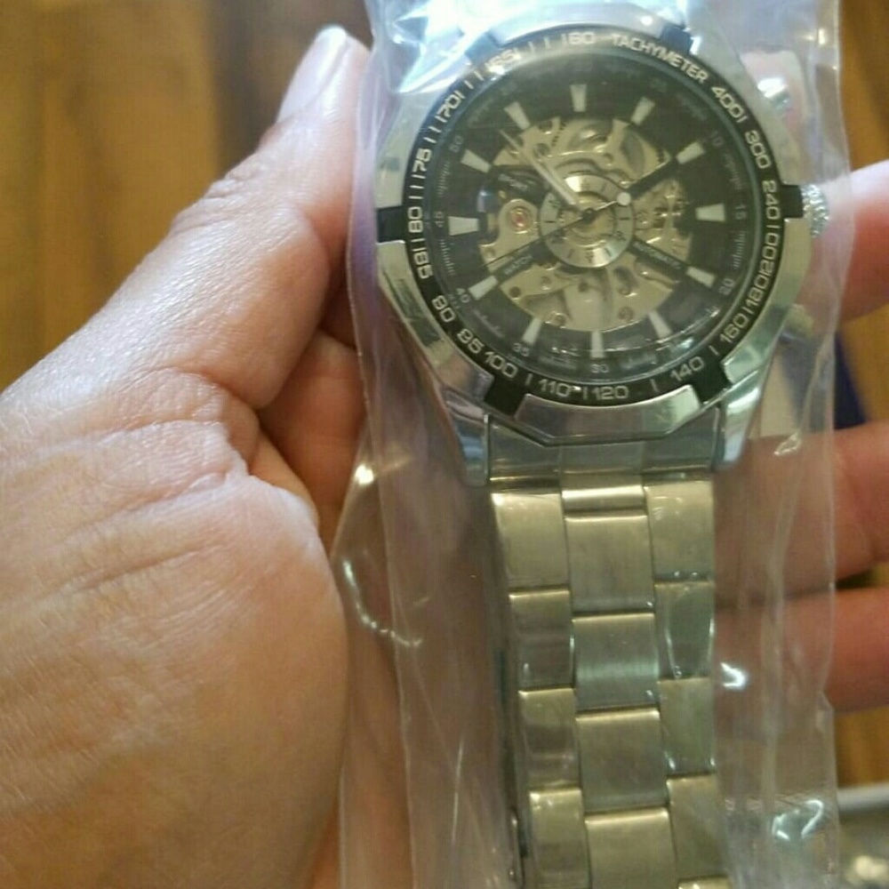 SILVER Men quartz army Watch Top Brand Waterproof - Picture 5 of 5